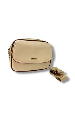 Cakgo 318-26 Deri 3 Bölmeli Çapraz Omuz Askılı Kadın Çanta