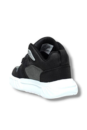 Alessio 537-26 Cilt Anatomik Filet Çocuk Sneaker Siyah Füme 31-35