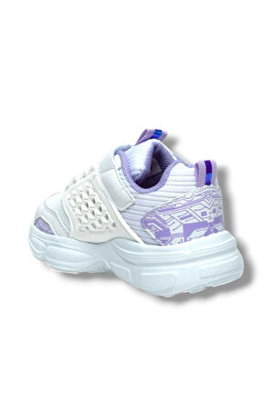 Alessio 019-26 Cilt Anatomik Filet Kız Çocuk Sneaker Beyaz Lila 31-35