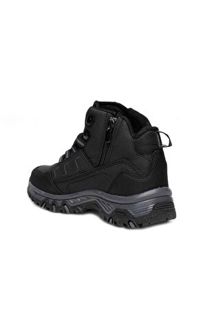Magg Poınt 888-26 Deri Anatomik Bağcıklı Erkek Bot Siyah FÜme