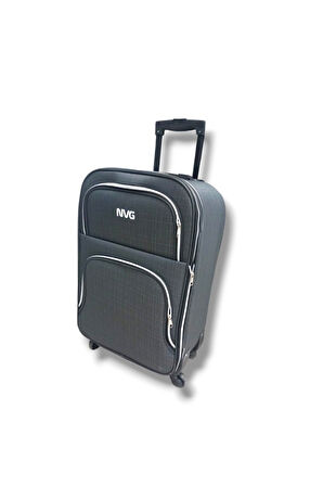 NVG 850-26 Havlu Kumaş 2 Teker Ekose Desen Büyük Boy Valiz