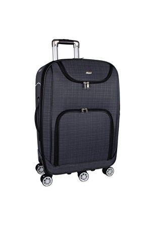Escape 082-26 Havlu Kumaş Körüklü 5 Teker Orta Boy Valiz