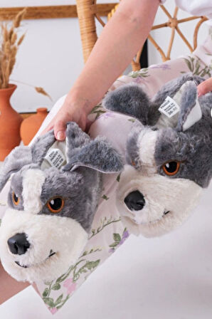 Çiçek 160-26 Termal Köpek Figürlü Panduf 36-40