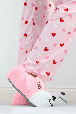 Çiçek 160-26 Termal Köpek Figürlü Panduf 36-40