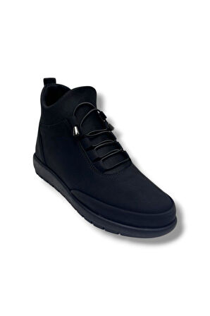 Sdf 1461-26 Anatomik Yağlı Deri Fermuarlı Bağcıklı Kadın Bot