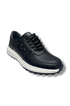 Lion Brothers 2006-26 Hakiki Deri Lastik Bağlı Anatomik Erkek Ayakkabı