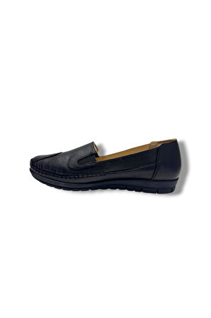 Üçel 134-26 Hakiki Deri Anatomik Lastikli Kadın Ayakkabı