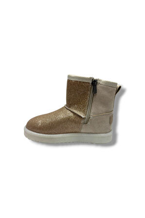 Arzen Bebe 620F-26 Süet Simli Deri Anatomik Kız Çocuk Bot 31-36
