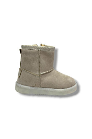 Arzen Bebe 630P-26 Süet Deri Işıklı Anatomik Kız Çocuk Bot 26-30