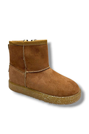Arzen Bebe 620F-26 Süet Deri  İçi Kürklü Anatomik Kız Çocuk Bot 31-36