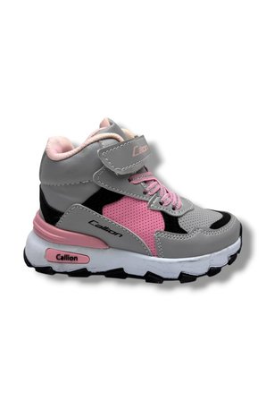 Callion 053-26 Deri Kürklü Patik Çocuk Spor Ayakkabı Buz Pembe Siyah 31-35