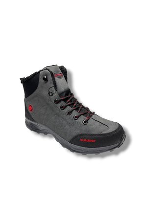 Jagulep 4058-26 Anatomik İçi Kürklü Outdoor Erkek Bot Füme Siyah 45-47