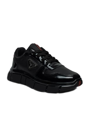 Solazer 062-26 Cilt Deri Rugan Karışımlı Anatomik Taban Erkek Sneaker