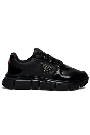 Solazer 062-26 Cilt Deri Rugan Karışımlı Anatomik Taban Erkek Sneaker