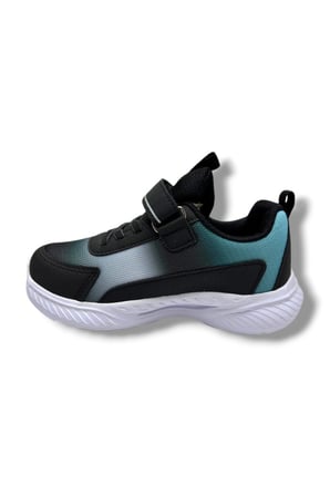 Ndrops 023-26 Anorak Anatomik Çocuk Sneaker Siyah Buz Turkuaz 31-35