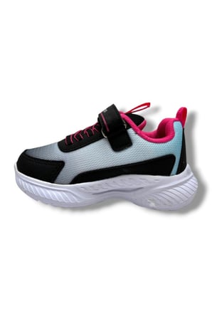 Ndrops 023-26 Anorak Anatomik Kız Çocuk Sneaker Siyah Fuşya 26-30