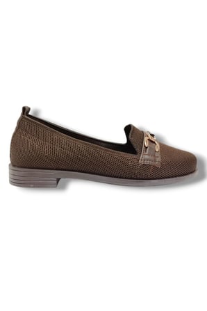 Defne 790-26 Triko Fashion Tokalı Anatomik Kadın Babet