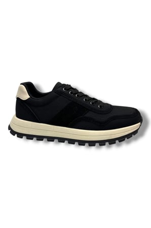 RYT 26YM Med-26 Keten Anatomik Taban Erkek Sneaker Siyah Bej
