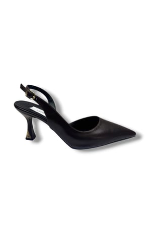 C-Shoes BÇ93-26 Yıkama Cilt İnce Topuk Arkası Açık Kadın Stiletto (8cm)