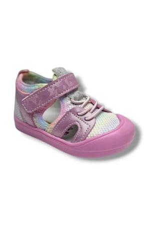 Arzen Bebe 232-26 Anatomik Simli Cırtlı Kız Çocuk Sandalet 19-23