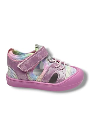 Arzen Bebe 232-26 Anatomik Simli Cırtlı Kız Çocuk Sandalet 19-23