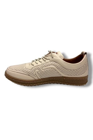 Malawi 3630-26 Hakiki Deri Lazerli Ultra Soft Anatomik Casual Kadın Ayakkabı
