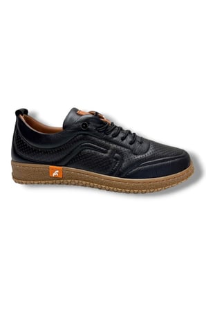 Malawi 3630-26 Hakiki Deri Lazerli Ultra Soft Anatomik Casual Kadın Ayakkabı