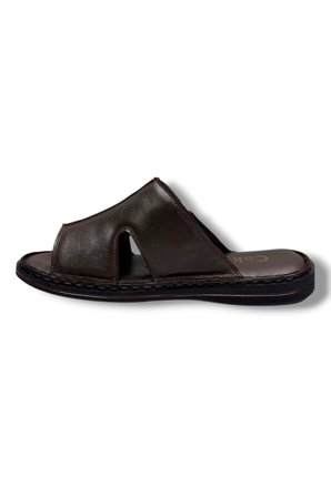 Cakgo 163-26 Hakiki Deri Ultra Soft Geniş Bant Anatomik Erkek Terlik 40-47