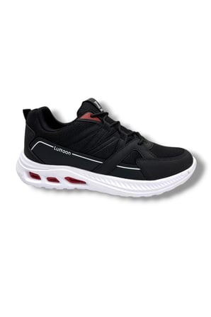 Luttoon 4157-26 Anorak Anatomik Erkek Sneaker Siyah Beyaz Kırmızı