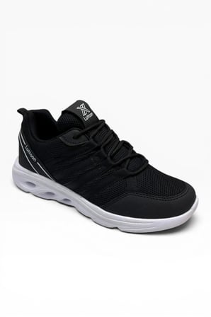 Luttoon 4138-26 Anorak Fashıon Kadın Sneaker Siyah Beyaz 36-39