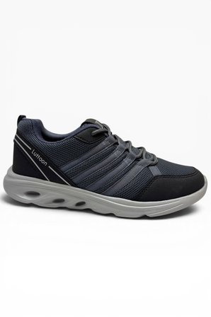 Luttoon 4138-26 Anorak Fashıon Erkek Sneaker Füme Siyah