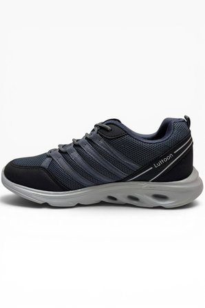 Luttoon 4138-26 Anorak Fashıon Erkek Sneaker Füme Siyah