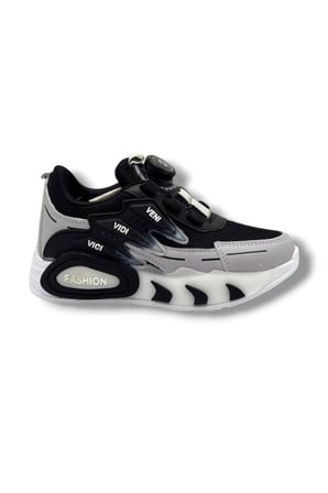 Pro Kids 5004-26 Anorak Akıllı Bağcıklı Anatomik Çocuk Sneaker Siyah Lacivert