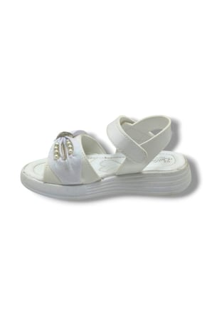 Butiqe 1809-26 Simli Boncuk Taşli Anatomik Kız Çocuk Sandalet 26-30