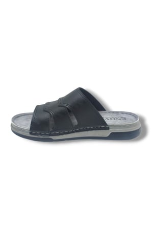 Enova E508-26 Deri Anatomik Tek Bant Ultra Soft Erkek Terlik