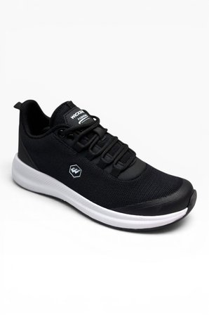 Wickers 2551-26 Anorak Anatomik Taban Bağcıklı Erkek Sneaker Siyah Beyaz