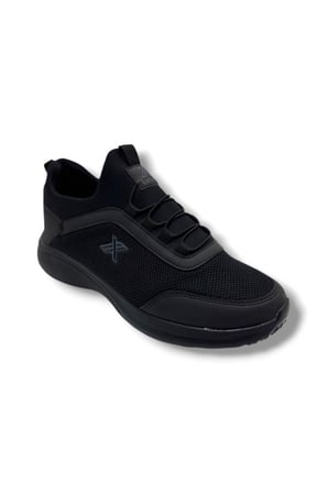 Luttoon 4194-26 Anorak Slip On Anatomik Erkek Sneaker Siyah Füme