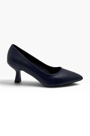 C-Shoes BJ249-26 Cilt Deri Orta Boy Topuklu Kadın Stiletto