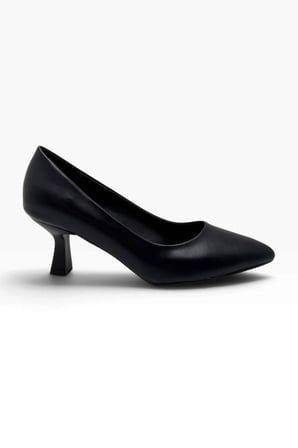 C-Shoes BJ249-26 Cilt Deri Orta Boy Topuklu Kadın Stiletto