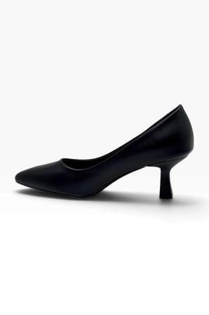 C-Shoes BJ249-26 Cilt Deri Orta Boy Topuklu Kadın Stiletto