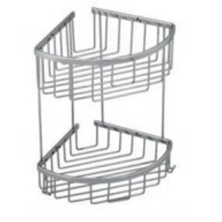 Adnoss Ikili Oval Süngerlik 20*20cm - Köşe Süngerlik - Duşakabin Şampuanlık