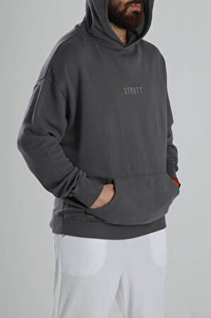 Oversize Füme Hoodie
