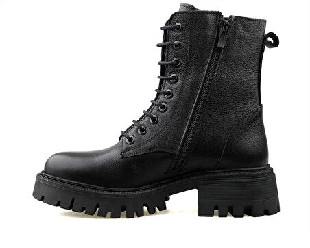 Castleblack 23781-1 Siyah Kadın Kışlık Deri Bot