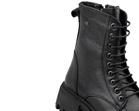 Castleblack 23781-1 Siyah Kadın Kışlık Deri Bot