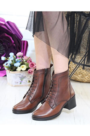 Castleblack 92159-1 Taba Kadın Kışlık Deri Bot