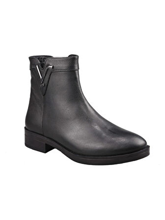 Castleblack 21893-1 Siyah Kadın Kışlık Deri Bot