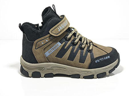 Cem Pekşen Jagulep Vizon-Siyah Kürklü Outdoor Çocuk Botu