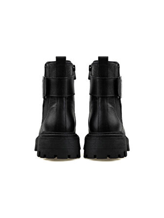 Castleblack 23783-1 Siyah Kadın Kışlık Deri Bot