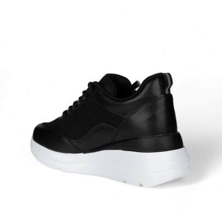 Flet 207 Siyah-Beyaz Kadın Spor Sneaker