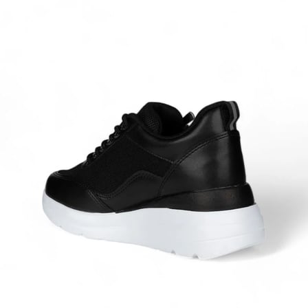 Flet 207 Siyah-Beyaz Kadın Spor Sneaker